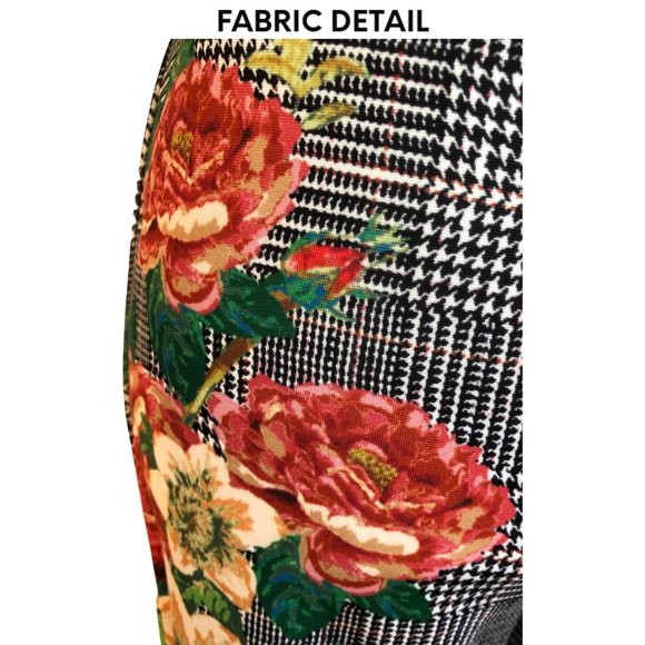 SALE!!!!!! NWT Flying Tomato Houndstooth Checkered and Floral Pants - Picture 5 of 5